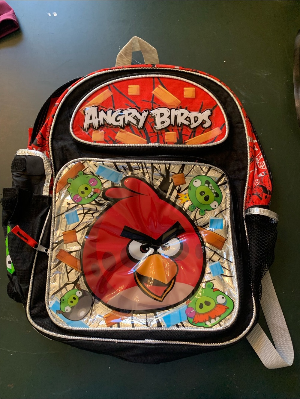 Angry Birds Kids Red Character Backpack with Front Graphic
